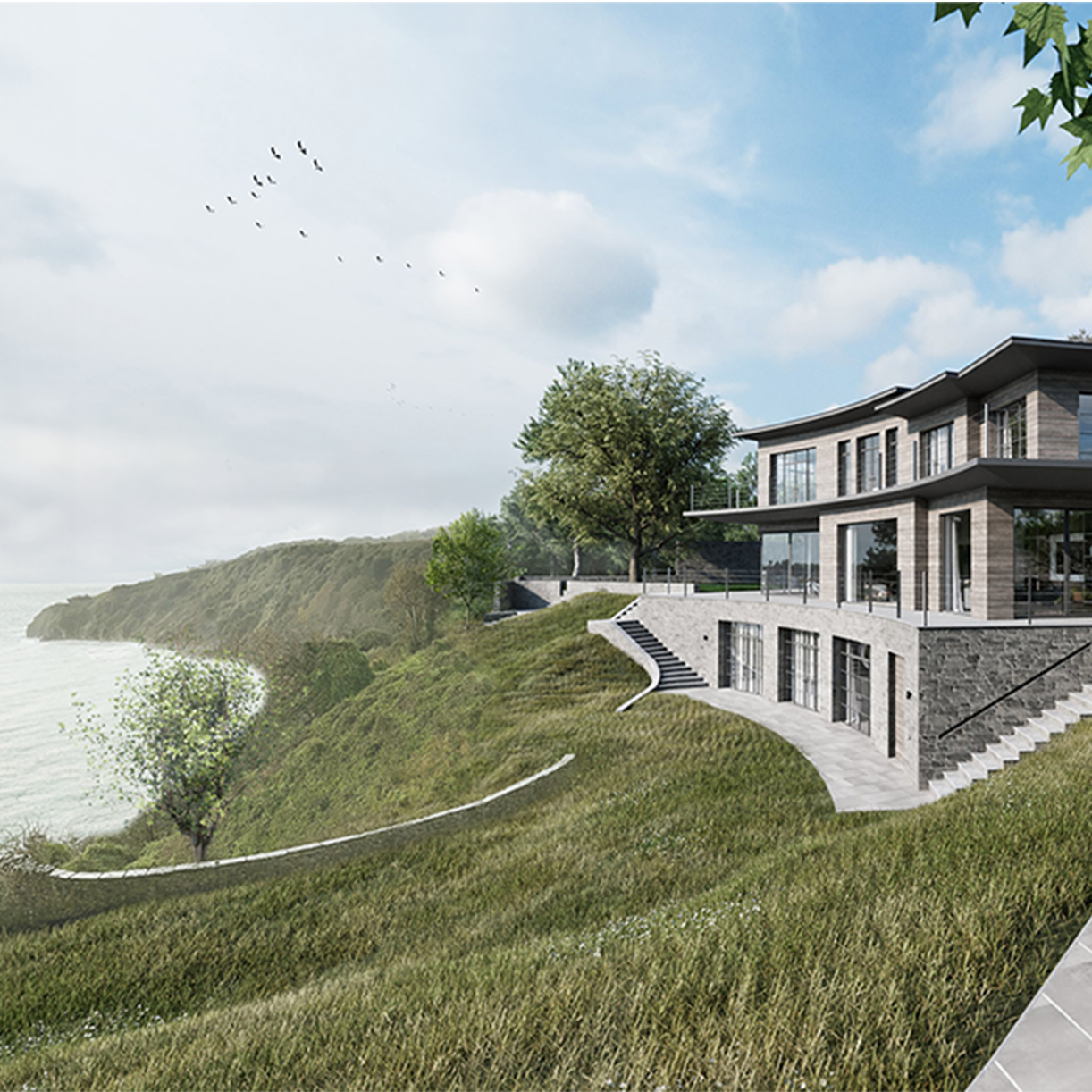 Contemporary Architecture - Coastal Living - Richmond Bell Architects, Dorset