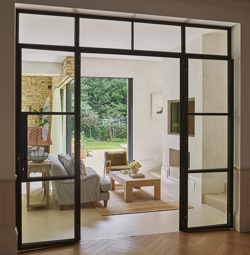 London Home Renovation - Richmond Bell Architects - Internal Glass Doors