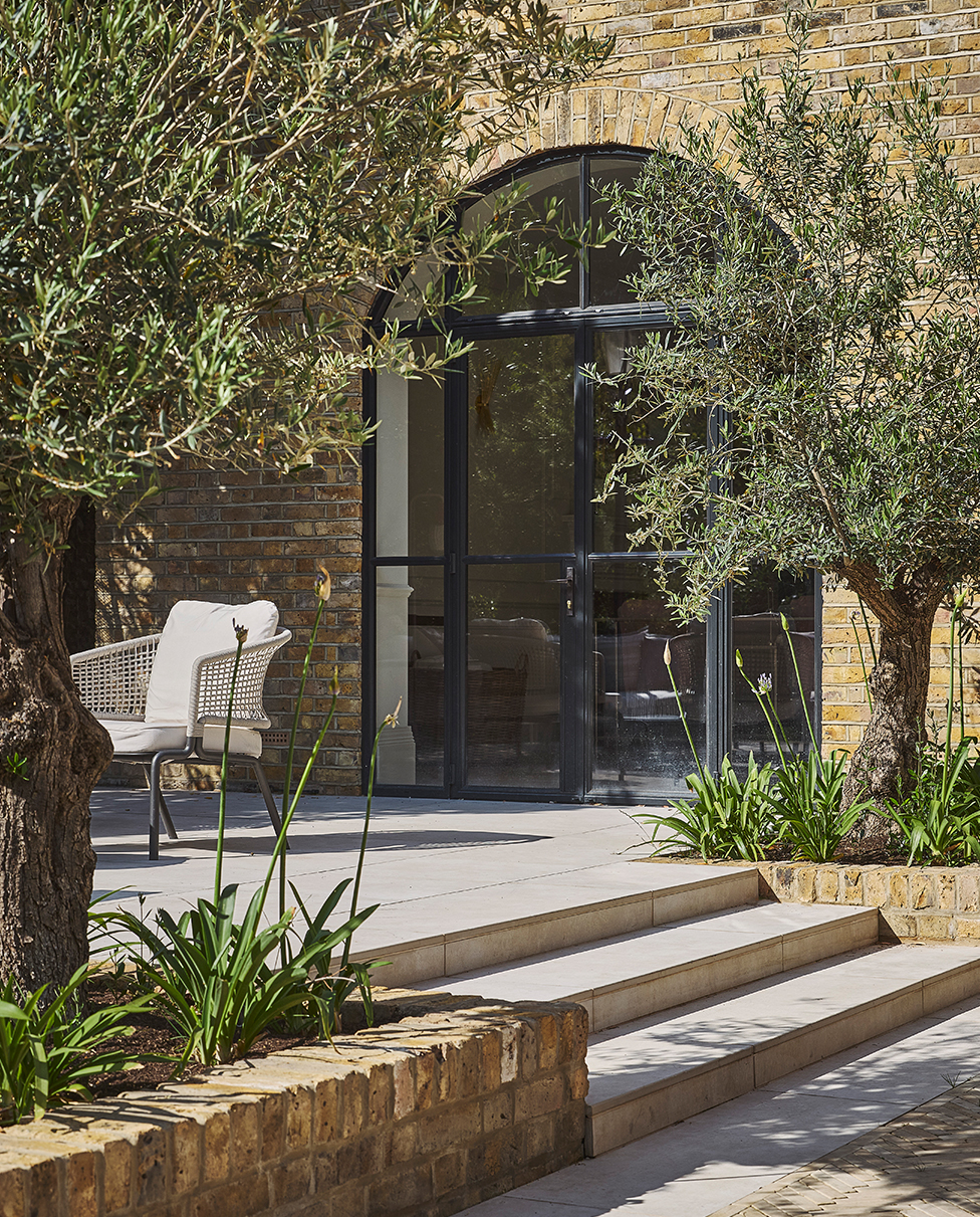 London Home Renovation - Richmond Bell Architects - Arched French Windows