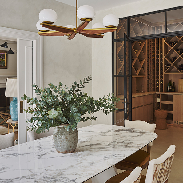 London Home Renovation - Richmond Bell Architects - Wine Room